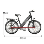 VOLTUS Electric Scooter Bike Powerful 48V 6/10/20A Brushless Motor Automotive-Grade Battery High-Carbon Steel Frame Multi-Mode Shifting with ABS Disc Brakes