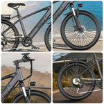 VOLTUS Electric Racing Bike Powerful 48V 6/10/20A Brushless Motor Automotive-Grade Battery High-Carbon Steel Frame Multi-Mode Shifting with ABS Disc Brakes