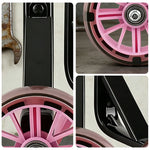 VOLTUS Kids Bicycle Training Wheels Smooth Quiet Rolling Reinforced Steel Bracket Stable Balance Support for 16/18/20 Inch Bikes - Pink
