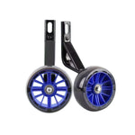 VOLTUS Kids Bicycle Training Wheels Smooth Quiet Rolling Reinforced Steel Bracket Stable Balance Support for 16/18/20 Inch Bikes - Blue
