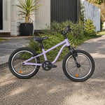 VOLTUS  16 Inch Kids Bike - Lightweight Aluminium Alloy Frame, Single Speed Bicycle for Children Outdoor Riding - Purple