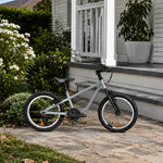 VOLTUS  16 Inch Kids Bike - Lightweight Aluminium Alloy Frame, Single Speed Bicycle for Children Outdoor Riding - Grey