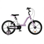 VOLTUS  Kids Bike - Lightweight Aluminium Alloy Bicycle with Training Wheels, Adjustable Frame for Outdoor Riding - Luminous Purple