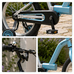 VOLTUS  Kids Bike - Lightweight Aluminium Alloy Bicycle with Training Wheels, Adjustable Frame for Outdoor Riding - Blue