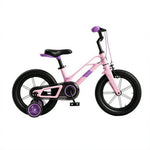 VOLTUS Kids Bike - Lightweight Aluminium Alloy Bicycle with Dual Disc Brakes, Full Chain Guard for Outdoor Riding - Pink