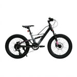 VOLTUS Fat Tire Mountain Bike - Full Suspension Electric Style Frame, Wide Tyres for Outdoor Trail Riding & Adventure - Black