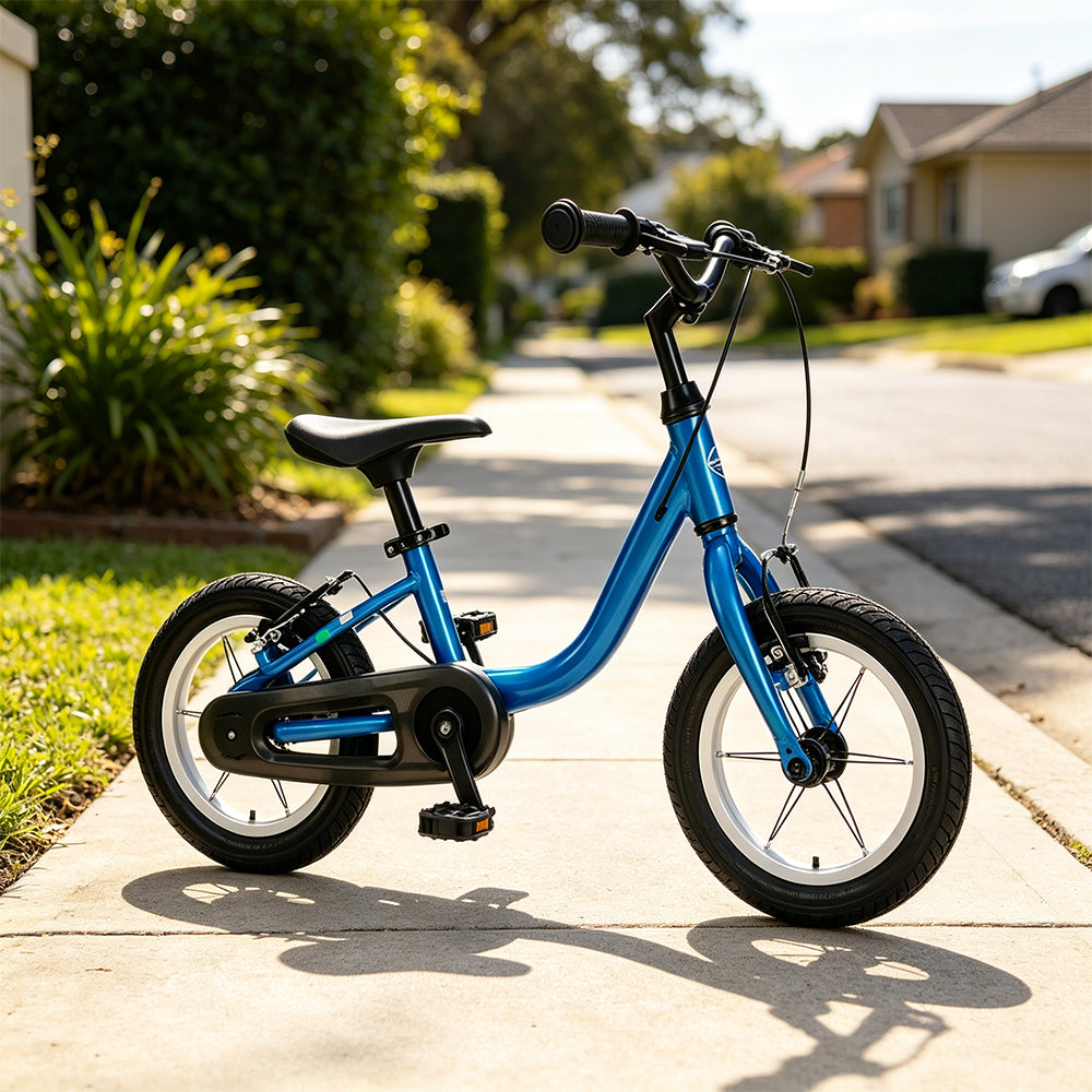 VOLTUS Kids Balance Bike - 2-in-1 Convertible Toddler Bicycle with Pedal Mode, Lightweight Frame for Early Riding - Blue