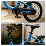 VOLTUS Kids Balance Bike - 2-in-1 Convertible Toddler Bicycle with Pedal Mode, Lightweight Frame for Early Riding - Blue