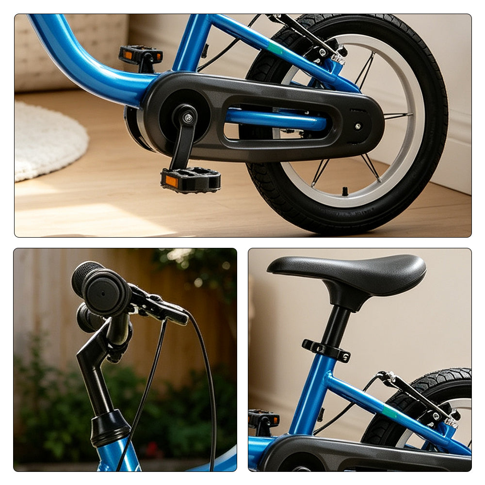 VOLTUS Kids Balance Bike - 2-in-1 Convertible Toddler Bicycle with Pedal Mode, Lightweight Frame for Early Riding - Blue