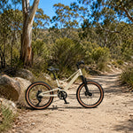 VOLTUS Youth Magnesium Alloy Mountain Bike with Front Suspension, Shimano Gears and Dual Disc Brakes -Yellow