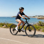 VOLTUS Mountain Bike with Front Suspension, Multi-Speed Gears and Dual Disc Brakes - Black