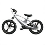 VOLTUS 12/18 Inch Kids Mountain Bike with Magnesium Alloy Frame, Dual Disc Brake, Suspension Fork and Integrated Wheels - Tech Silver