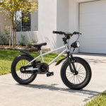 VOLTUS Mountain Bike with Lightweight Frame, All-Terrain Tyres and Sporty Design for Outdoor Riding - Galaxy Electric Silver