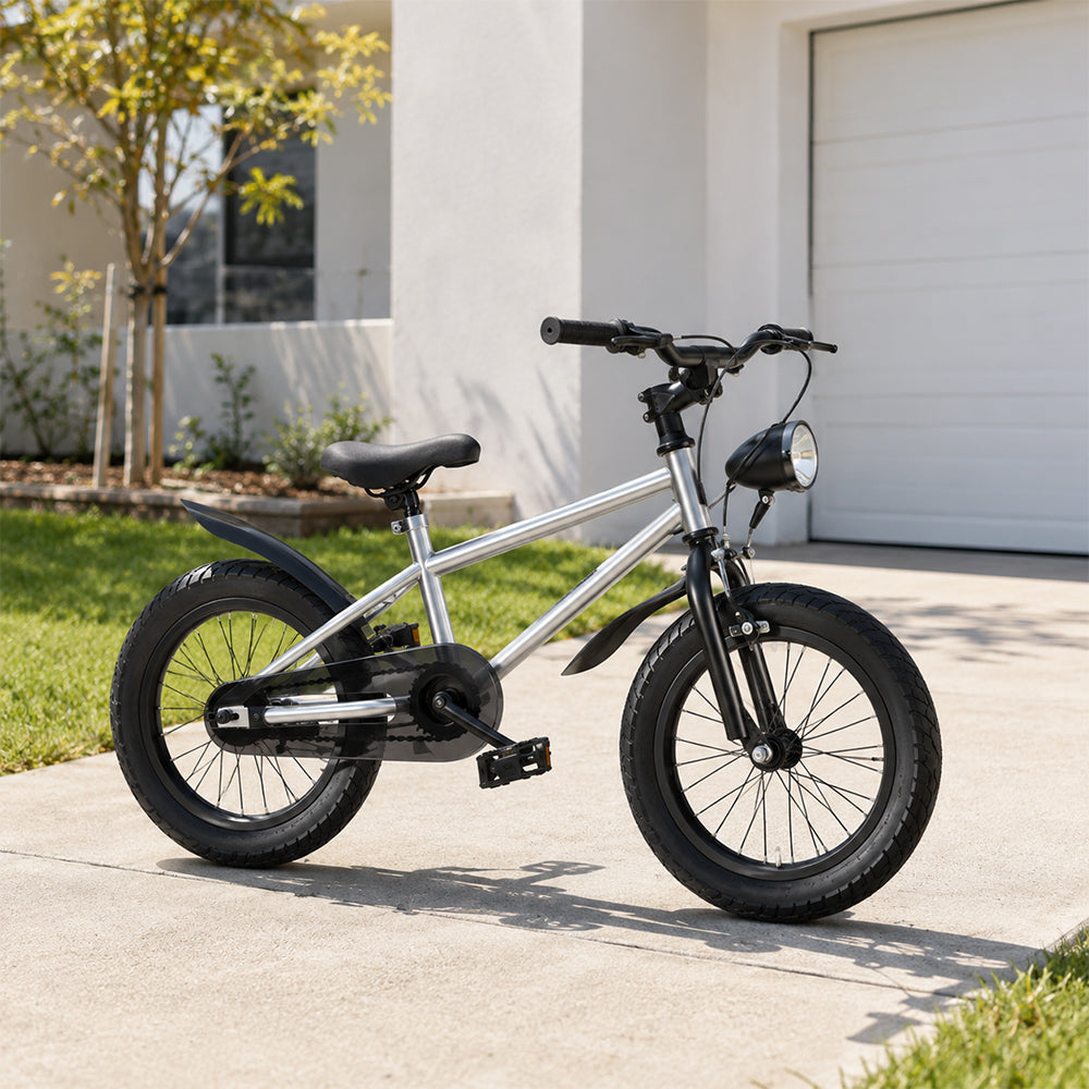VOLTUS Mountain Bike with Lightweight Frame, All-Terrain Tyres and Sporty Design for Outdoor Riding - Galaxy Electric Silver