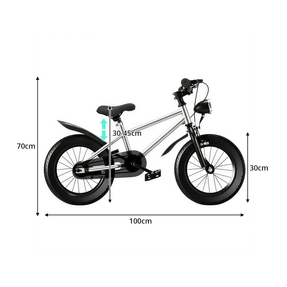 VOLTUS Mountain Bike with Lightweight Frame, All-Terrain Tyres and Sporty Design for Outdoor Riding - Galaxy Electric Silver