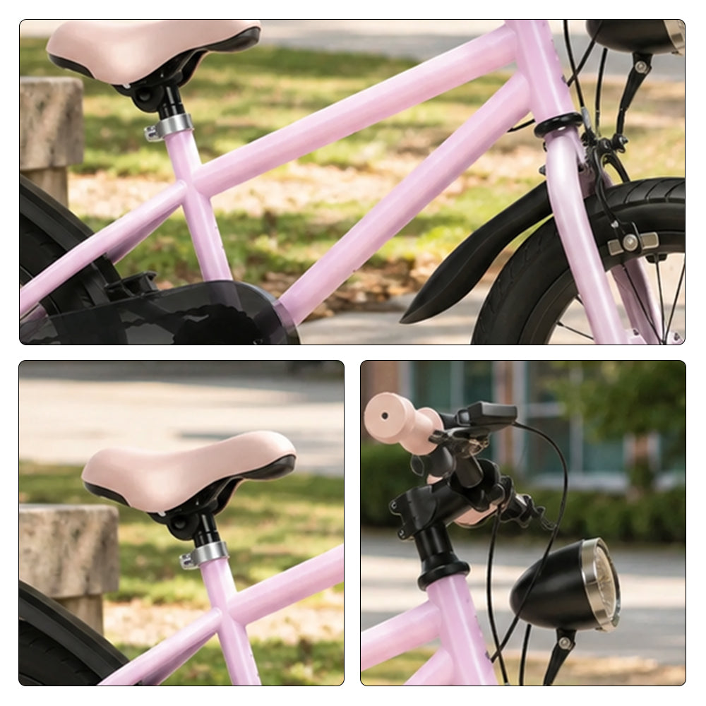 VOLTUS Mountain Bike with Lightweight Frame, All-Terrain Tyres and Sporty Design for Outdoor Riding - Pink