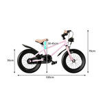 VOLTUS Mountain Bike with Lightweight Frame, All-Terrain Tyres and Sporty Design for Outdoor Riding - Pink