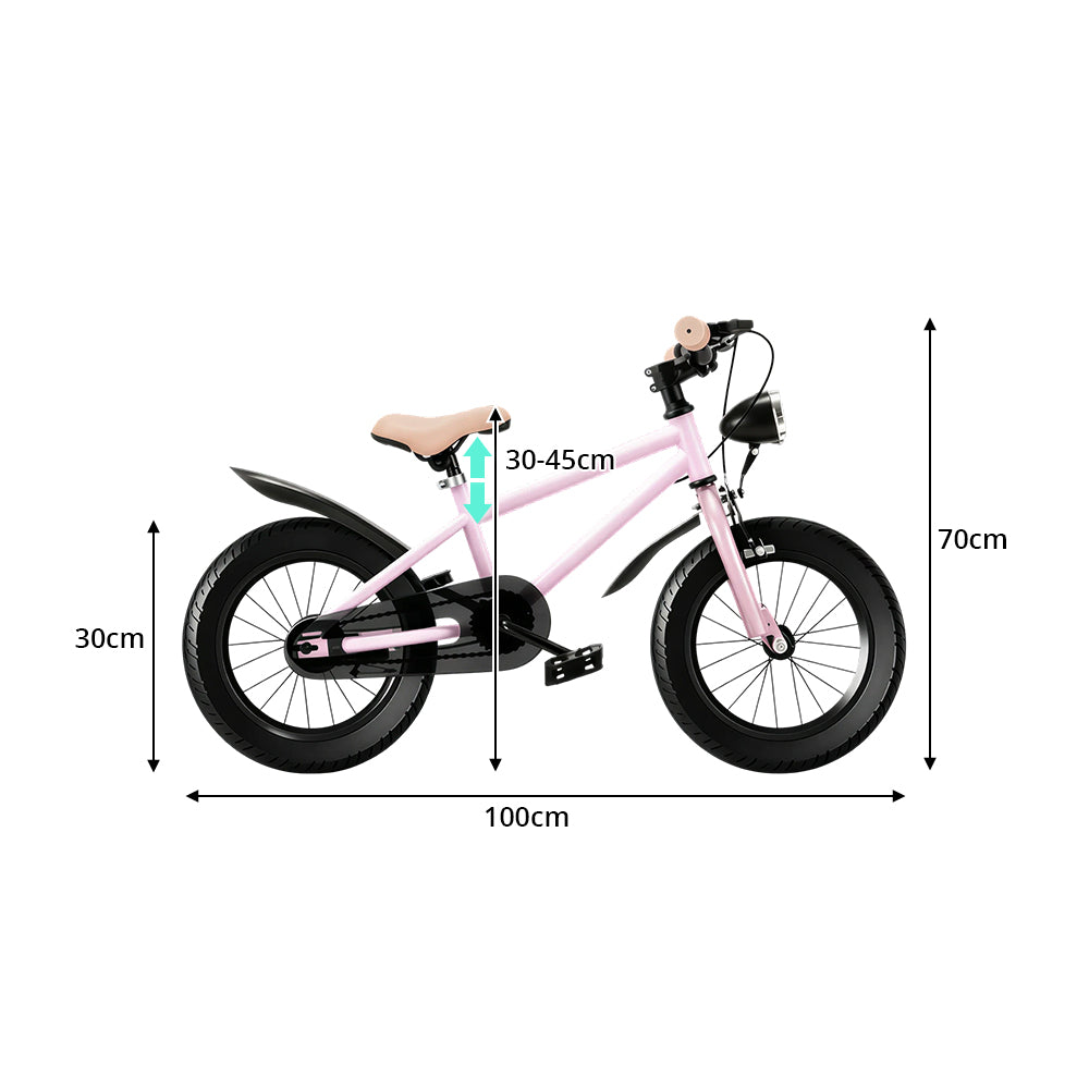 VOLTUS Mountain Bike with Lightweight Frame, All-Terrain Tyres and Sporty Design for Outdoor Riding - Pink