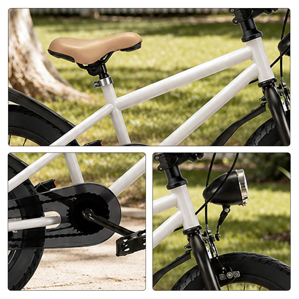 VOLTUS Mountain Bike with Lightweight Frame, All-Terrain Tyres and Sporty Design for Outdoor Riding - White