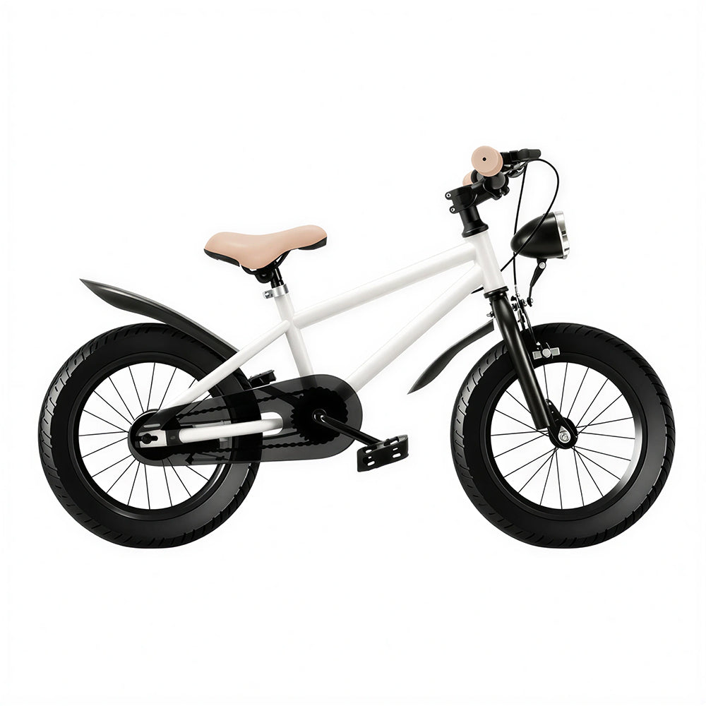 VOLTUS Mountain Bike with Lightweight Frame, All-Terrain Tyres and Sporty Design for Outdoor Riding - White