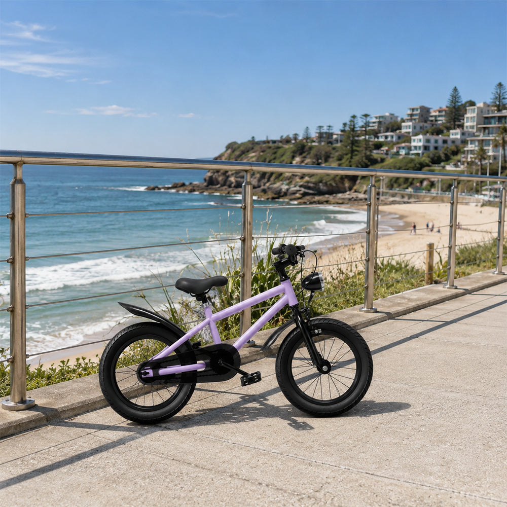 VOLTUS Mountain Bike with Lightweight Frame, All-Terrain Tyres and Sporty Design for Outdoor Riding - Purple