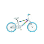 VOLTUS Kids Bike with High Carbon Steel Frame, Dual Brakes, Adjustable Saddle & Safety Light for Outdoor Riding - Blue
