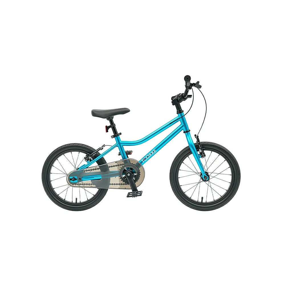 VOLTUS Kids Bike with Lightweight Aluminium Frame, Low Step-Through Design & Dual Brakes for Outdoor Riding - Blue