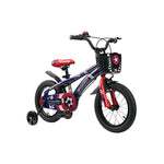 VOLTUS 20-Inch Kids Bike with Superhero Design, Dual Brakes & Training Wheels for Beginner Outdoor Riding - Blue