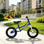VOLTUS Kids Balance Bike with Lightweight Frame, Adjustable Seat & Wide Rubber Tyres for Outdoor Riding - Blue