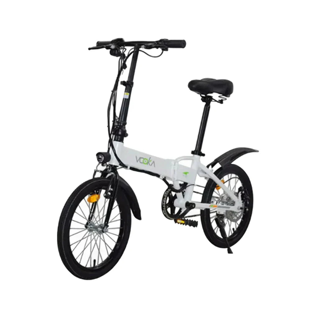 VOLTUS Electric Scooter 48V 5/7A Lithium Battery Aluminum Frame 20/25km Electric 50/60km Assisted Ergonomic Remote Unlock White