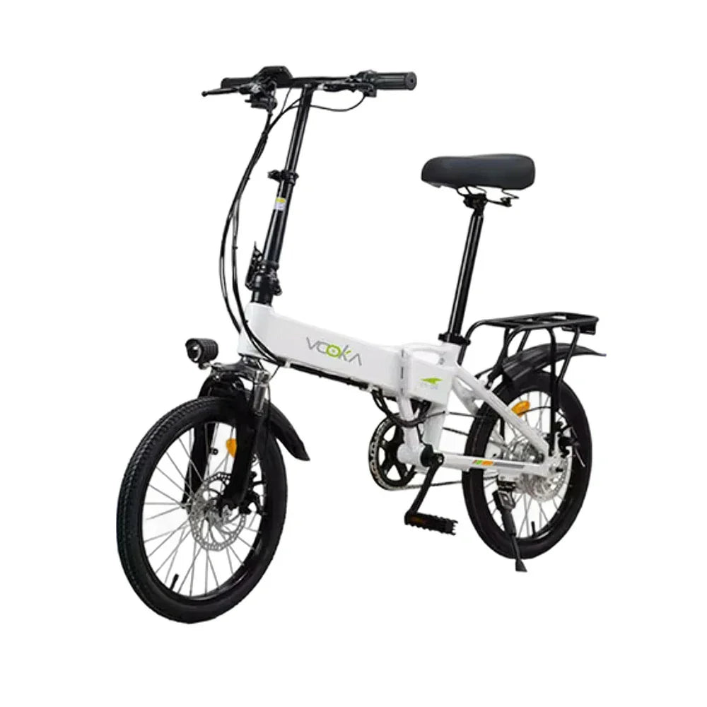 VOLTUS Electric Scooter 48V 7/11A Lithium Battery Aluminum Frame Ergonomic Design White
