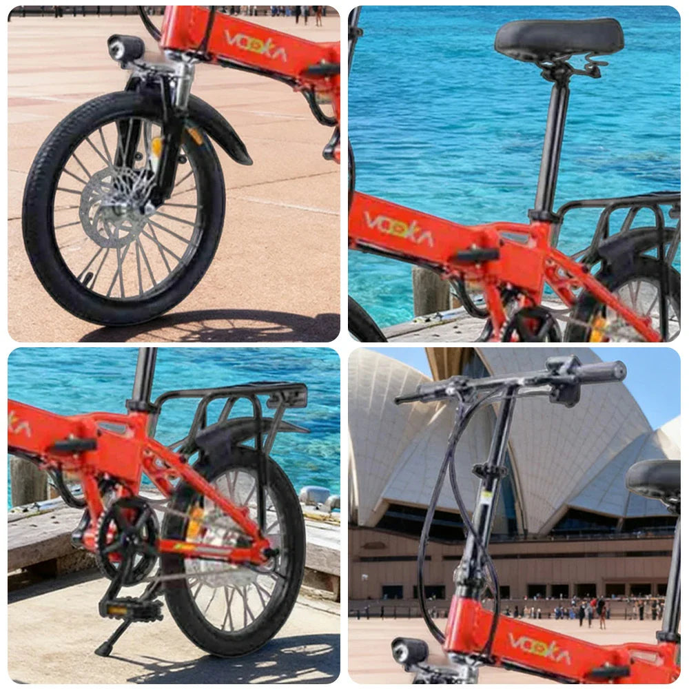 VOLTUS Electric Scooter 48V11A 18-inch Tires Lithium Battery Aluminum Frame  Ergonomic Design Red