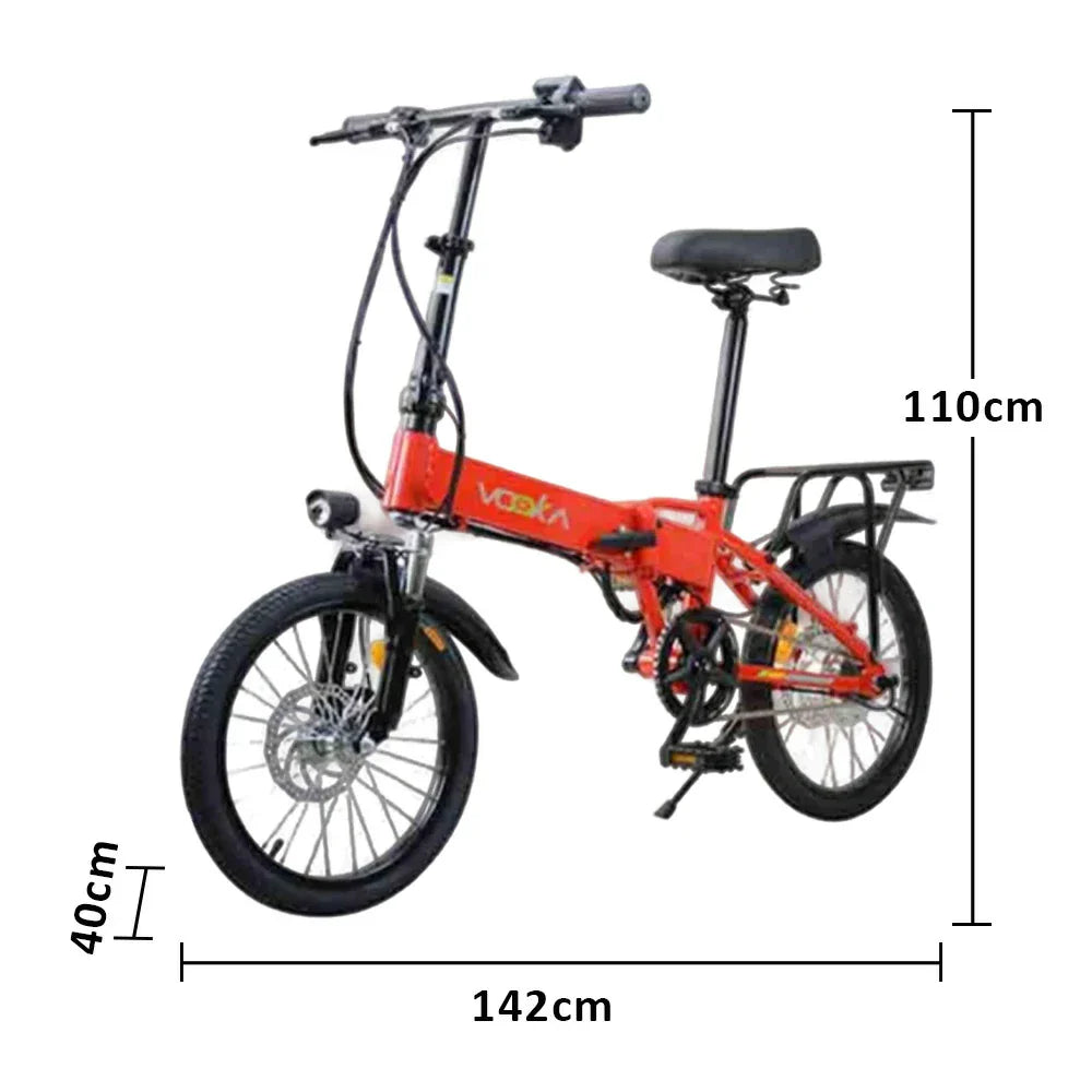 VOLTUS Electric Scooter 48V11A 18-inch Tires Lithium Battery Aluminum Frame  Ergonomic Design Red