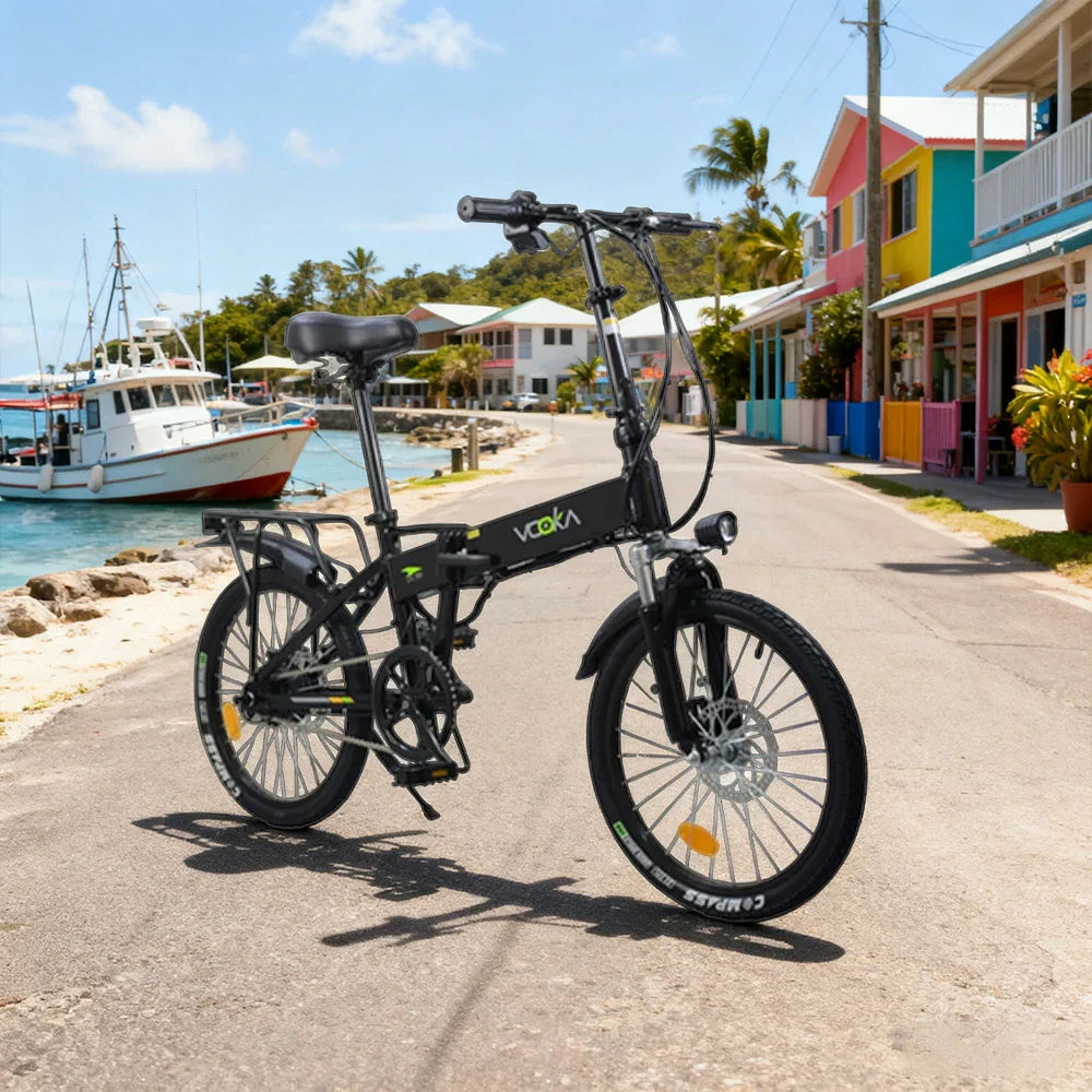 VOLTUS Electric Scooter 48V11A 20-inch Tires Lithium Battery Aluminum Frame  Ergonomic Design Black