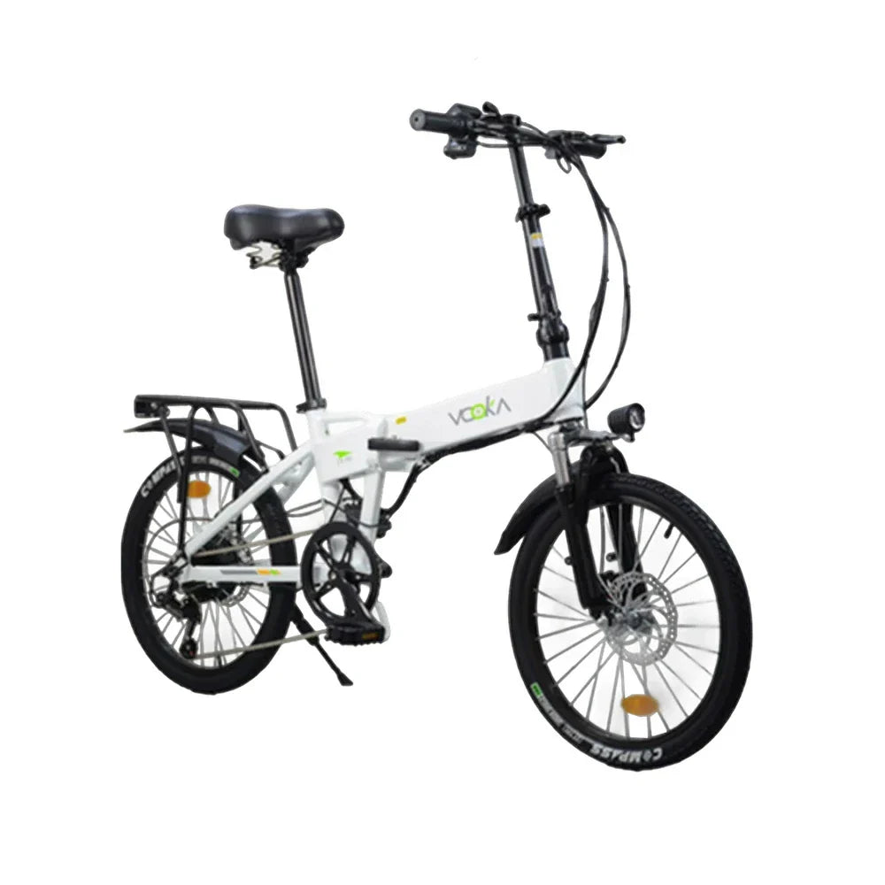 VOLTUS Electric Scooter 48V11A Lithium Battery Aluminum Frame Shimano 7-speed 20-inch Steel-wire Tires White