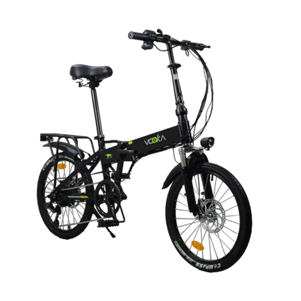 VOLTUS Electric Scooter 48V11A Lithium Battery Aluminum Frame Shimano 7-speed 20-inch Steel-wire Tires Black