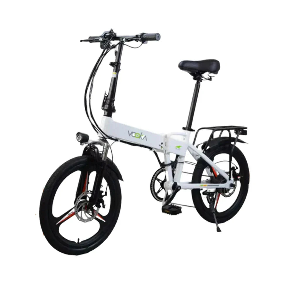 VOLTUS Electric Scooter 48V11A Lithium Battery Aluminum Frame Shimano 7-speed 20-inch Magnesium Alloy Integrated Wheels White
