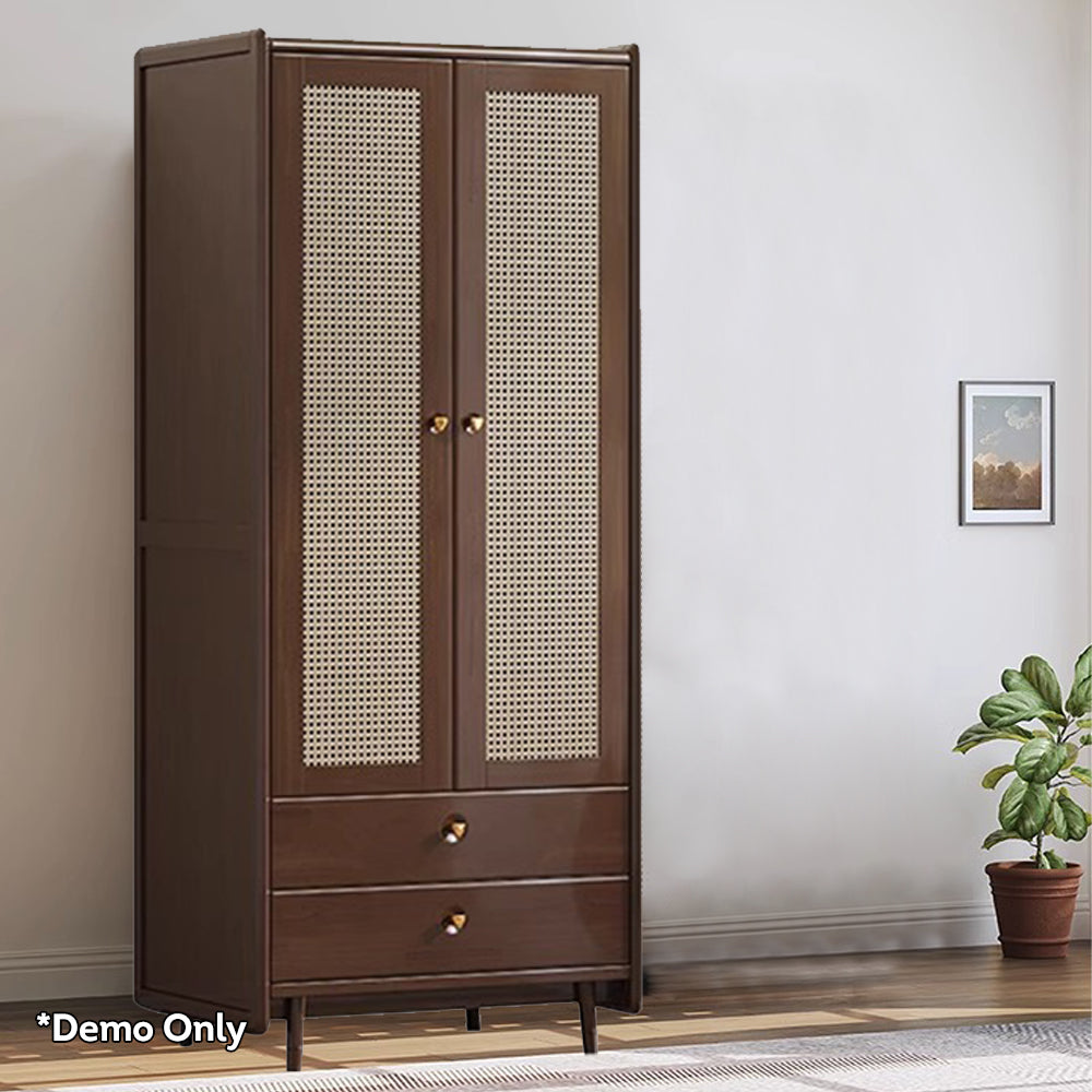 LUXORA 2 Rattan-woven Doors Doors/5 Doors/3 Wardrobe Cabinet Door