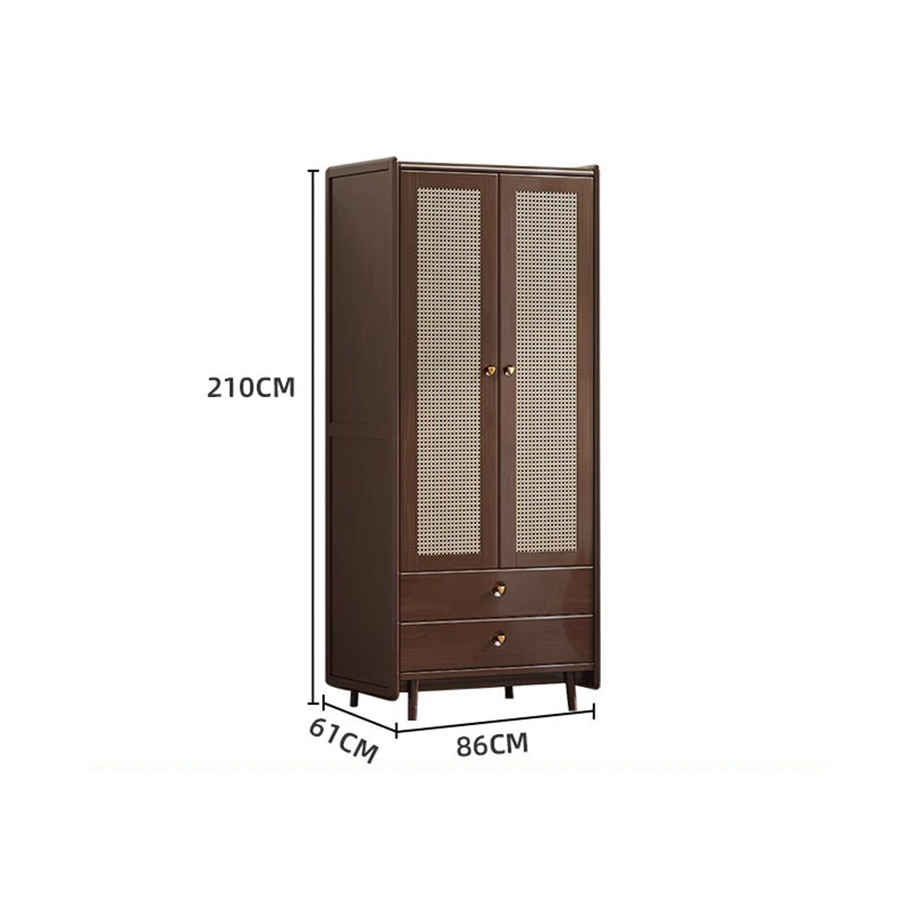 LUXORA 2 Rattan-woven Doors Doors/5 Doors/3 Wardrobe Cabinet Door