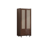 LUXORA 2 Rattan-woven Doors Doors/5 Doors/3 Wardrobe Cabinet Door