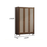 LUXORA 2 Rattan-woven Doors Doors/5 Doors/3 Wardrobe Cabinet Door