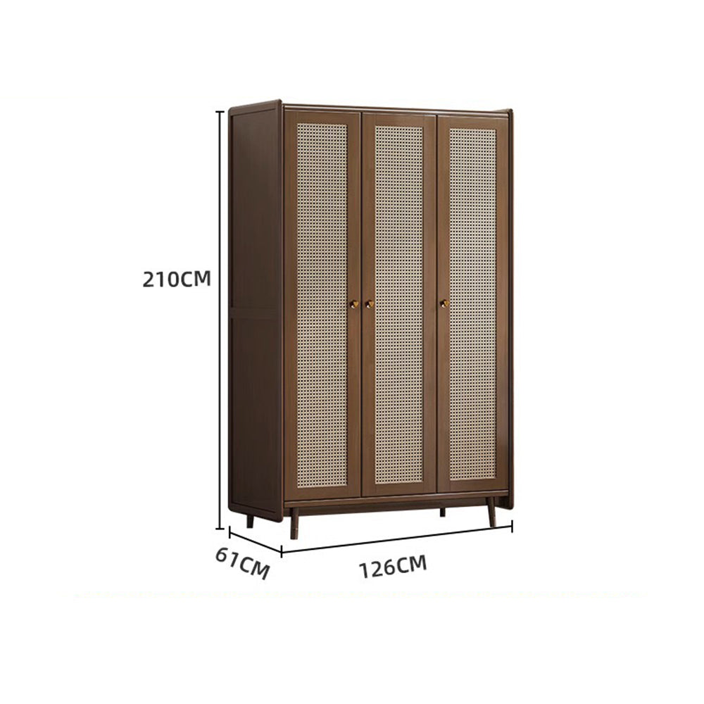 LUXORA 2 Rattan-woven Doors Doors/5 Doors/3 Wardrobe Cabinet Door