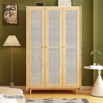 LUXORA 2 Rattan-woven Doors Doors/5 Doors/3 Wardrobe Cabinet Door