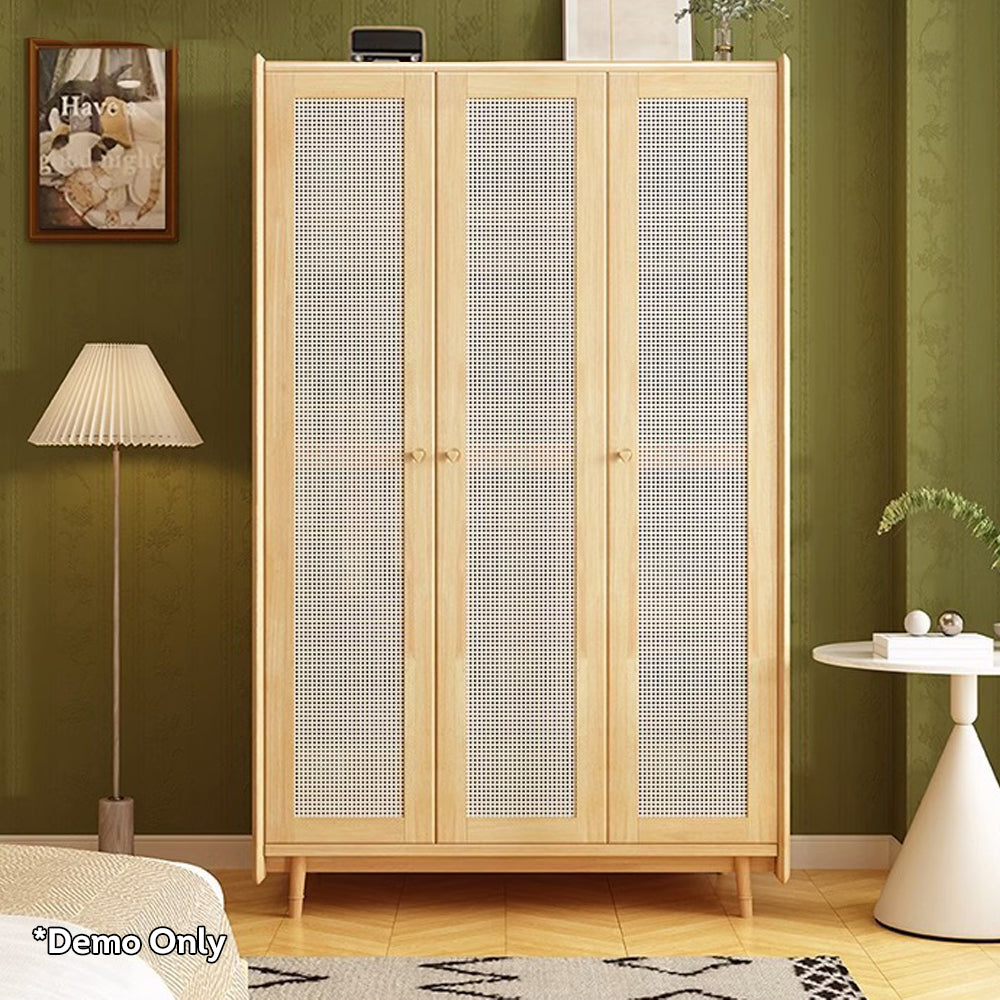 LUXORA 2 Rattan-woven Doors Doors/5 Doors/3 Wardrobe Cabinet Door