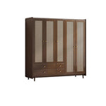 LUXORA 2 Rattan-woven Doors Doors/5 Doors/3 Wardrobe Cabinet Door