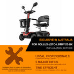 Installation Service For : ROLLUX-JXTO-LBTRY-20-BK