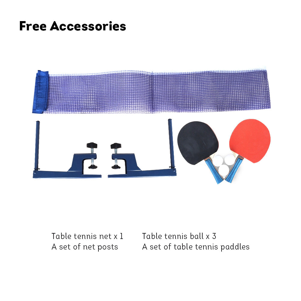 DOUBLE FISH ITTF Pingpong Blue Table Table-Bats Waterproof Net Tennis SW321 Outdoor Balls Approve