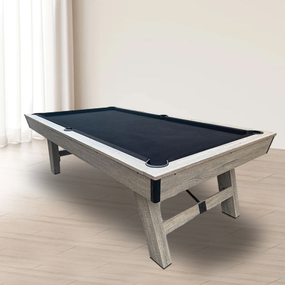 CUETIQ LM Table Felt Pool Black Silver 8FT Frame Free Mist MDF / Snooker Billiards / Gift
